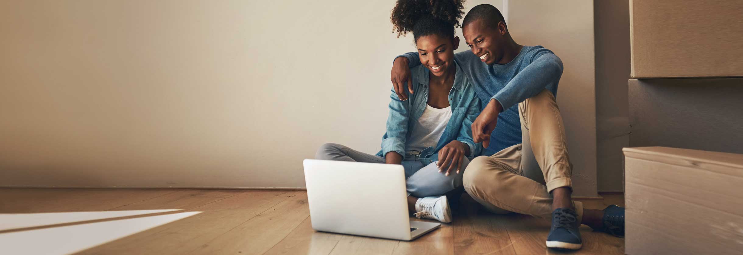 New homeowners applying for a fixed rate mortgage loan